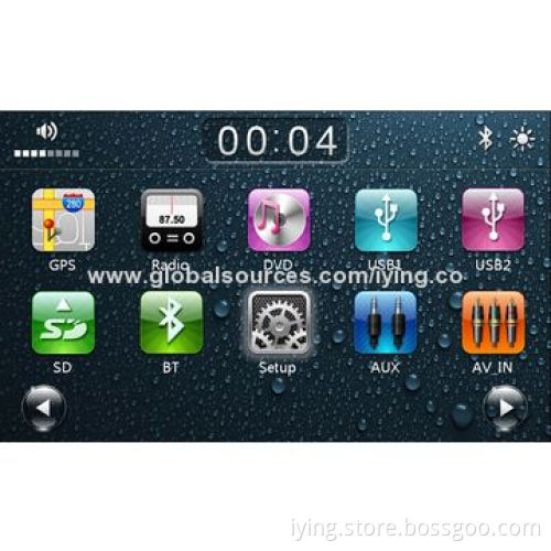 Car DVD Player for Mitsubishi Pajero L100 with 3G, Bluetooth, iPod